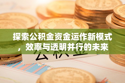 汕头探索公积金资金运作新模式，效率与透明并行的未来